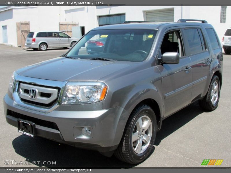 Nimbus Gray Metallic / Black 2009 Honda Pilot EX-L 4WD