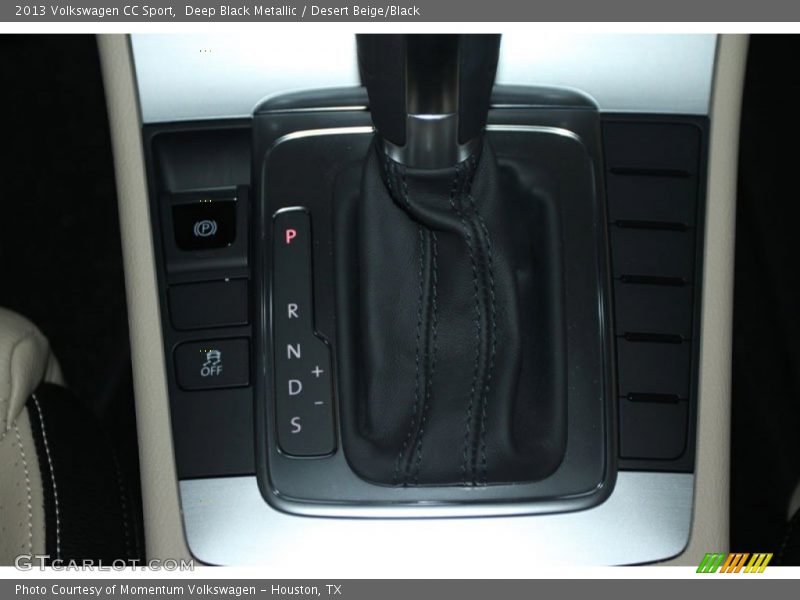 Deep Black Metallic / Desert Beige/Black 2013 Volkswagen CC Sport