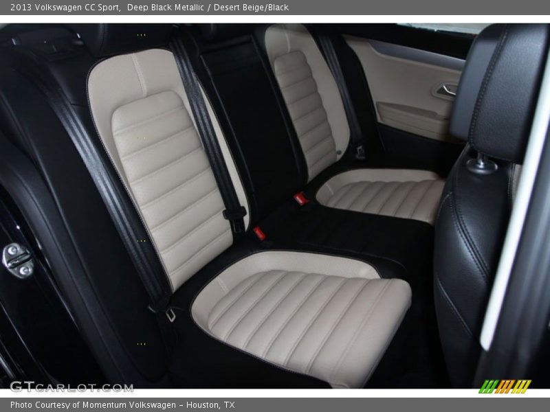 Deep Black Metallic / Desert Beige/Black 2013 Volkswagen CC Sport