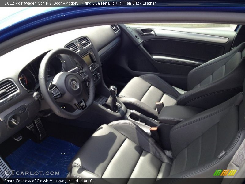  2012 Golf R 2 Door 4Motion R Titan Black Leather Interior