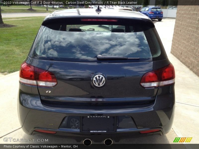 Carbon Steel Grey Metallic / R Titan Black Leather 2012 Volkswagen Golf R 2 Door 4Motion