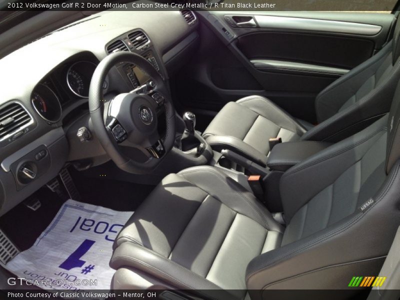  2012 Golf R 2 Door 4Motion R Titan Black Leather Interior