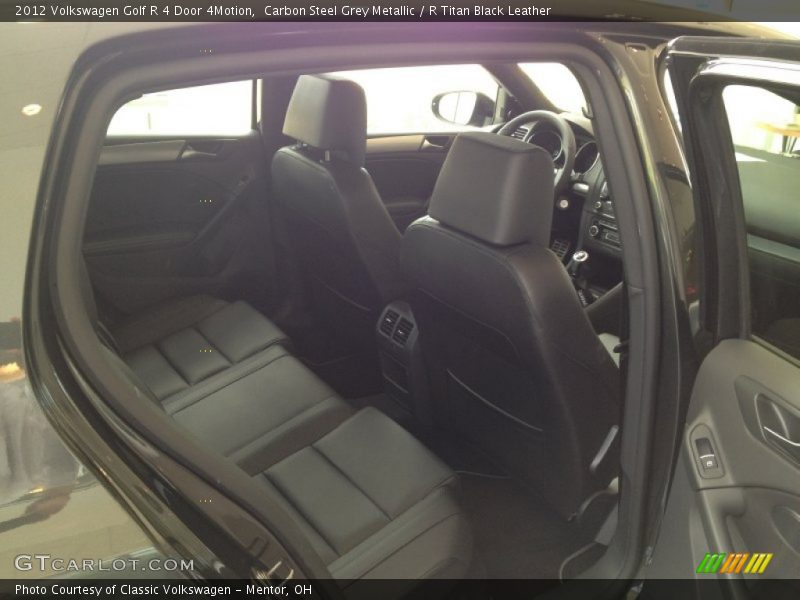 Carbon Steel Grey Metallic / R Titan Black Leather 2012 Volkswagen Golf R 4 Door 4Motion