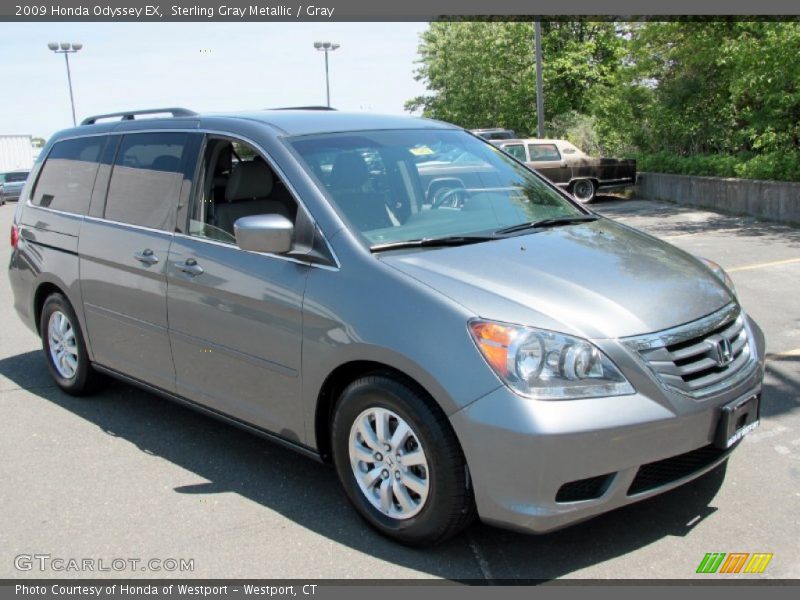 Sterling Gray Metallic / Gray 2009 Honda Odyssey EX