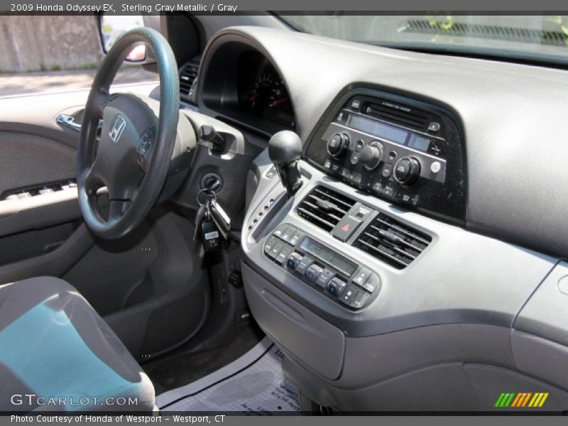 Sterling Gray Metallic / Gray 2009 Honda Odyssey EX