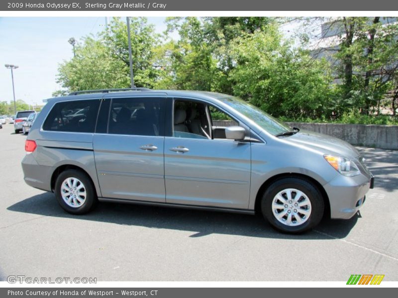 Sterling Gray Metallic / Gray 2009 Honda Odyssey EX