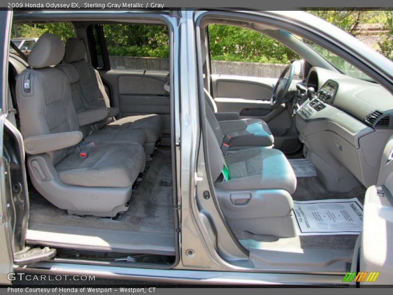 Sterling Gray Metallic / Gray 2009 Honda Odyssey EX