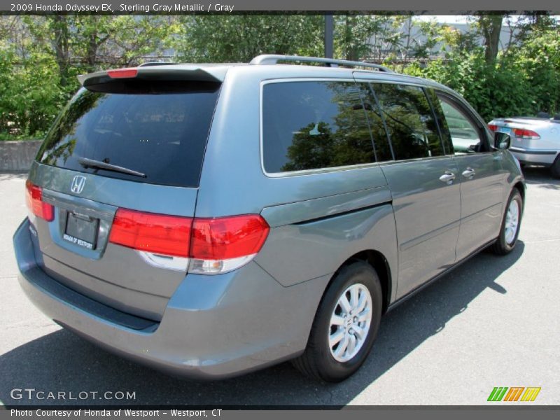 Sterling Gray Metallic / Gray 2009 Honda Odyssey EX