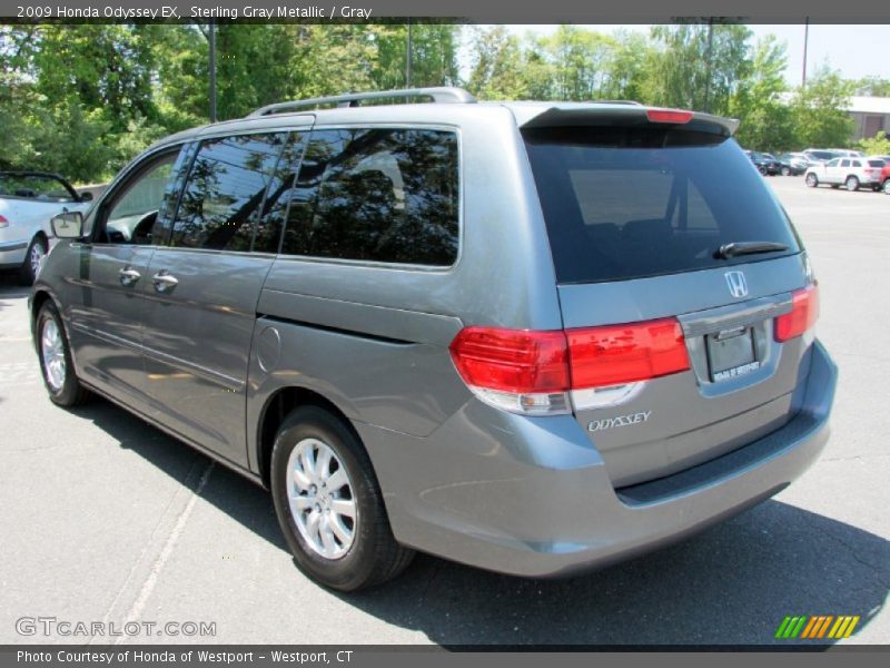Sterling Gray Metallic / Gray 2009 Honda Odyssey EX