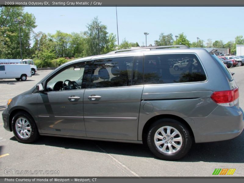Sterling Gray Metallic / Gray 2009 Honda Odyssey EX