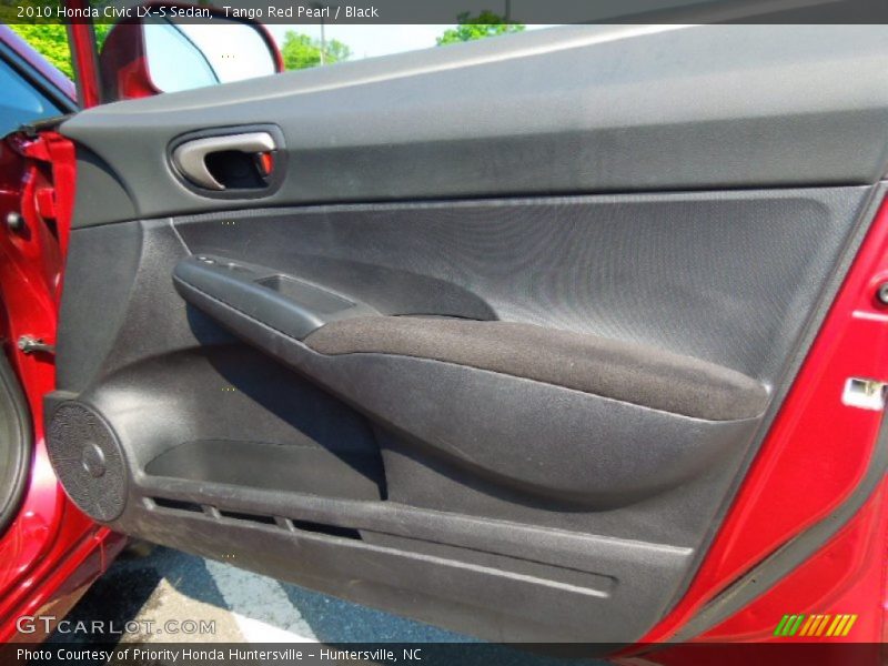 Tango Red Pearl / Black 2010 Honda Civic LX-S Sedan