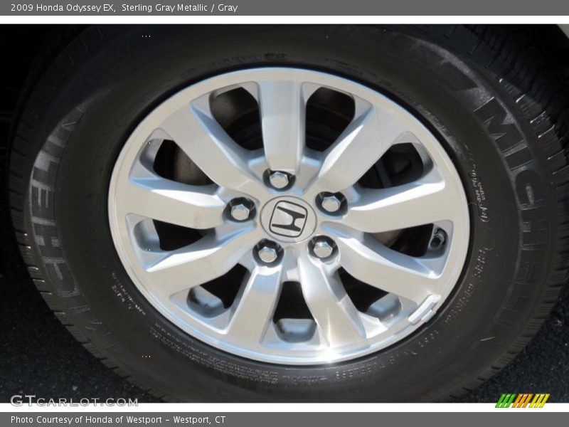 Sterling Gray Metallic / Gray 2009 Honda Odyssey EX