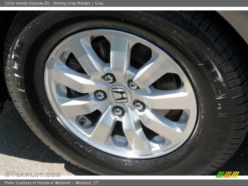 Sterling Gray Metallic / Gray 2009 Honda Odyssey EX