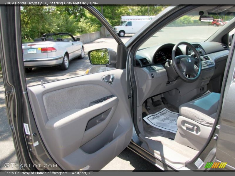Sterling Gray Metallic / Gray 2009 Honda Odyssey EX