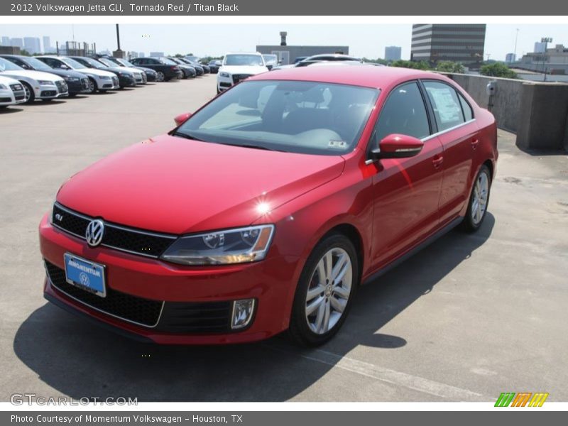 Tornado Red / Titan Black 2012 Volkswagen Jetta GLI