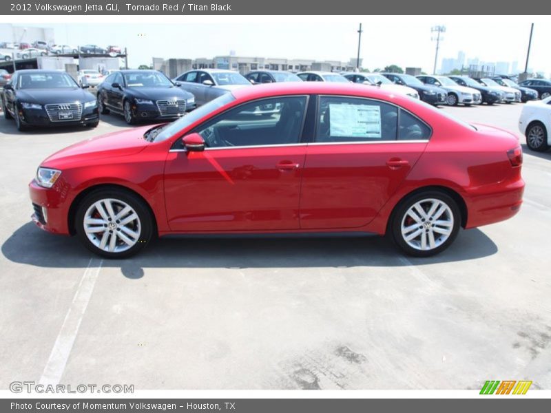 Tornado Red / Titan Black 2012 Volkswagen Jetta GLI