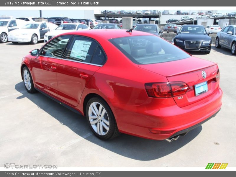 Tornado Red / Titan Black 2012 Volkswagen Jetta GLI