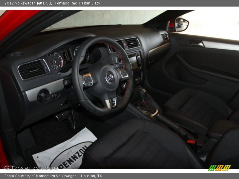 Tornado Red / Titan Black 2012 Volkswagen Jetta GLI