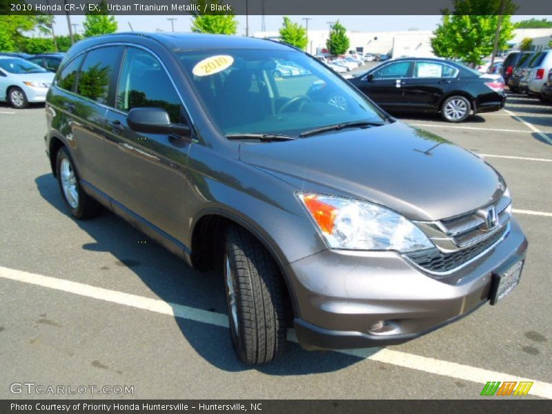 Urban Titanium Metallic / Black 2010 Honda CR-V EX