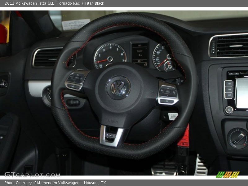 Tornado Red / Titan Black 2012 Volkswagen Jetta GLI