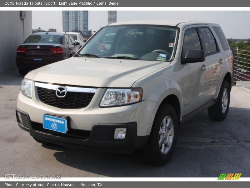 Light Sage Metallic / Camel Beige 2008 Mazda Tribute i Sport