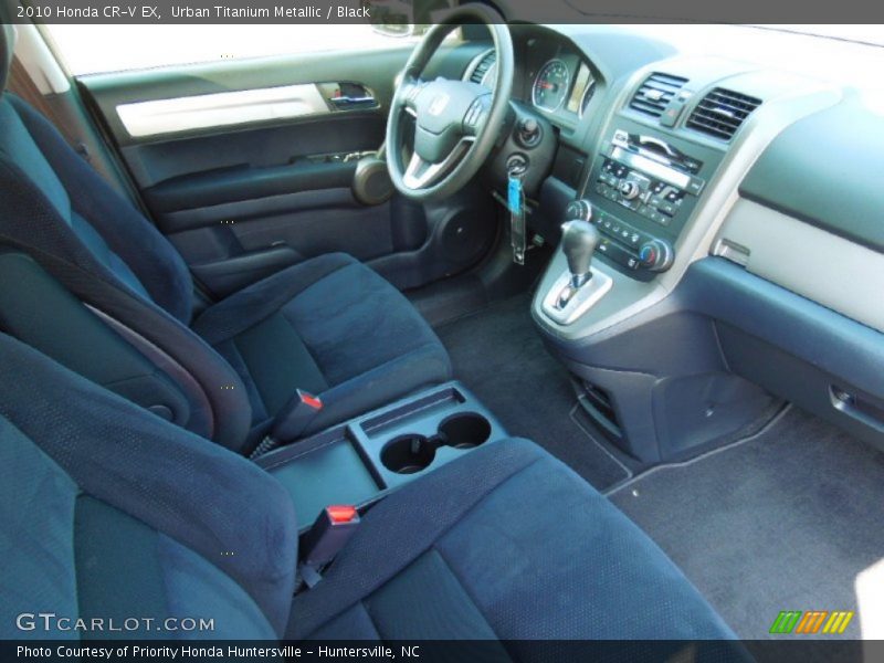Urban Titanium Metallic / Black 2010 Honda CR-V EX