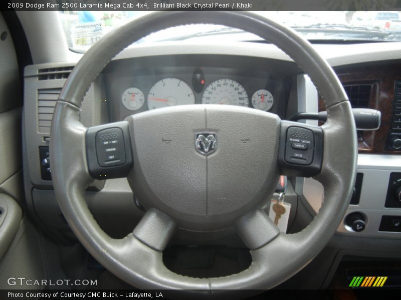  2009 Ram 2500 Laramie Mega Cab 4x4 Steering Wheel