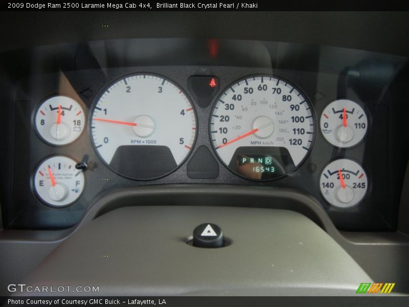  2009 Ram 2500 Laramie Mega Cab 4x4 Laramie Mega Cab 4x4 Gauges