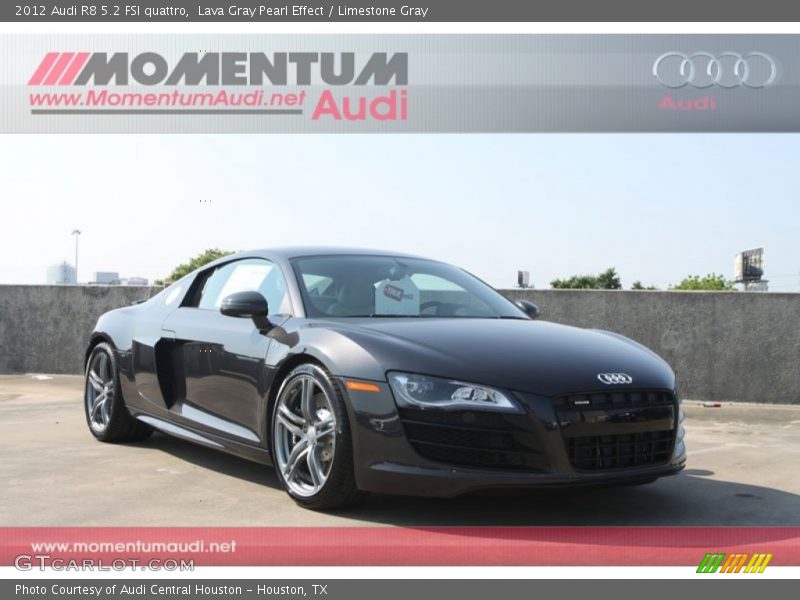 Lava Gray Pearl Effect / Limestone Gray 2012 Audi R8 5.2 FSI quattro