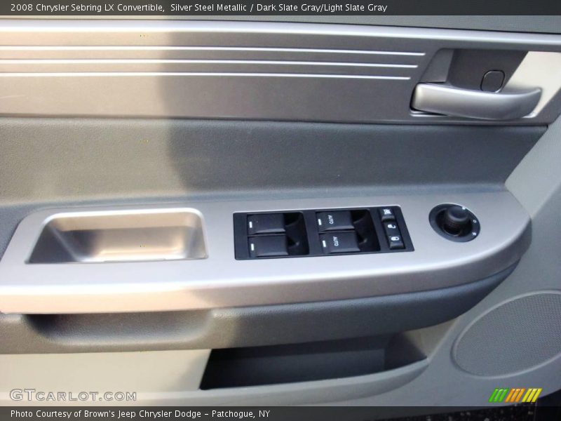 Silver Steel Metallic / Dark Slate Gray/Light Slate Gray 2008 Chrysler Sebring LX Convertible