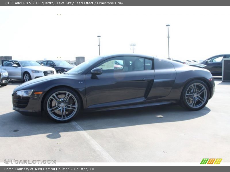 Lava Gray Pearl Effect / Limestone Gray 2012 Audi R8 5.2 FSI quattro