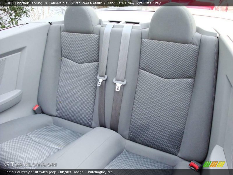 Silver Steel Metallic / Dark Slate Gray/Light Slate Gray 2008 Chrysler Sebring LX Convertible