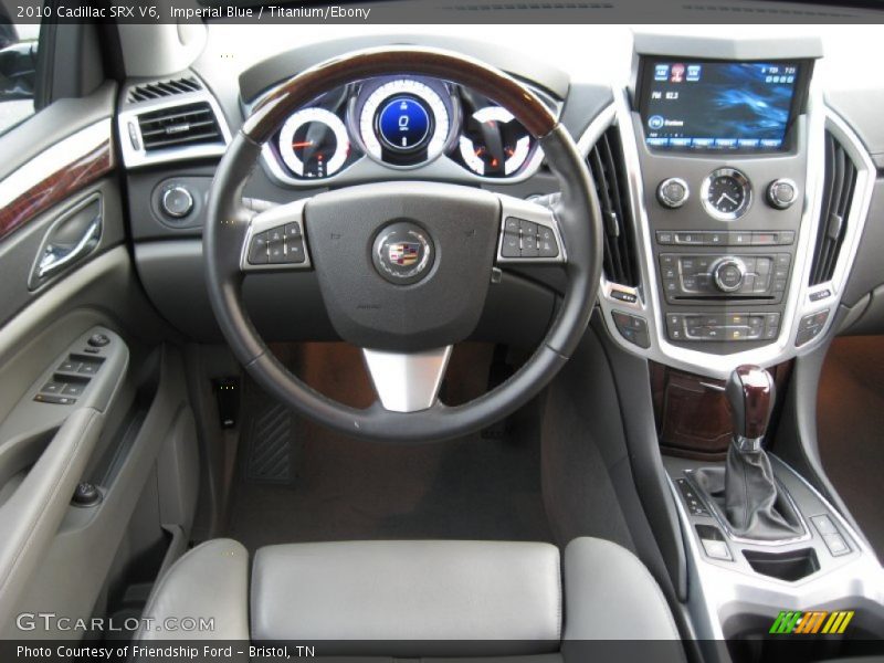 Imperial Blue / Titanium/Ebony 2010 Cadillac SRX V6