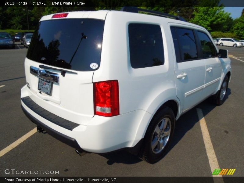 Taffeta White / Gray 2011 Honda Pilot EX-L