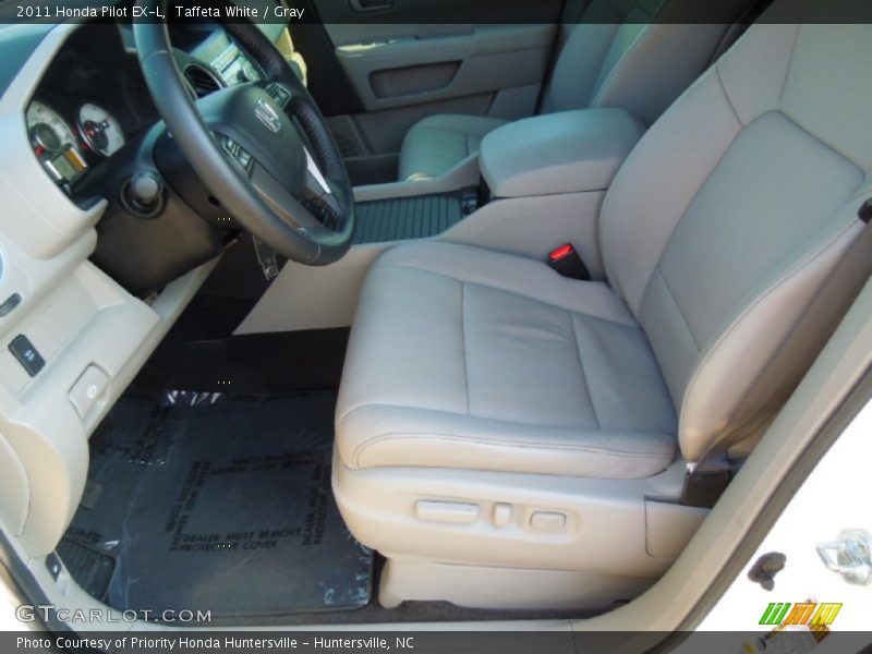Taffeta White / Gray 2011 Honda Pilot EX-L
