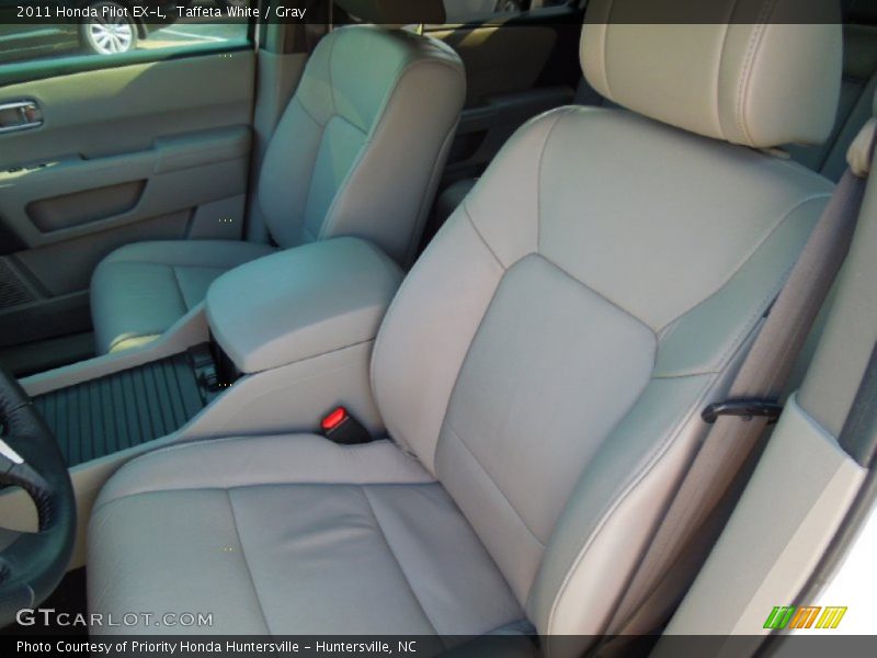 Taffeta White / Gray 2011 Honda Pilot EX-L