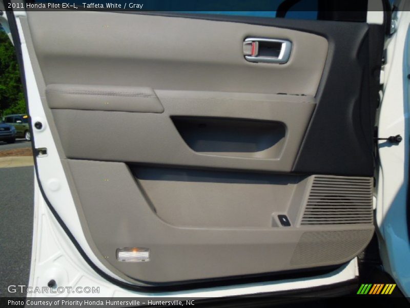 Taffeta White / Gray 2011 Honda Pilot EX-L