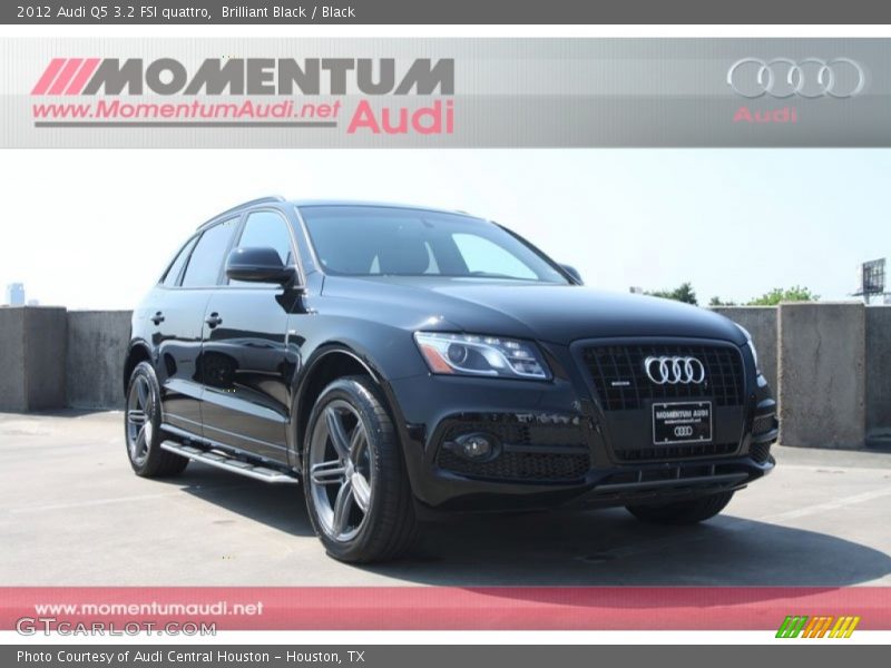 Brilliant Black / Black 2012 Audi Q5 3.2 FSI quattro