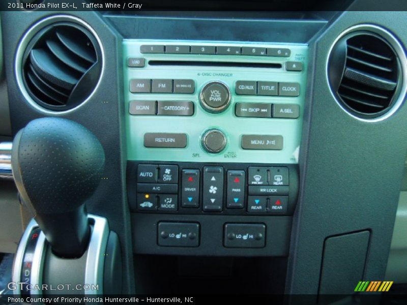Taffeta White / Gray 2011 Honda Pilot EX-L