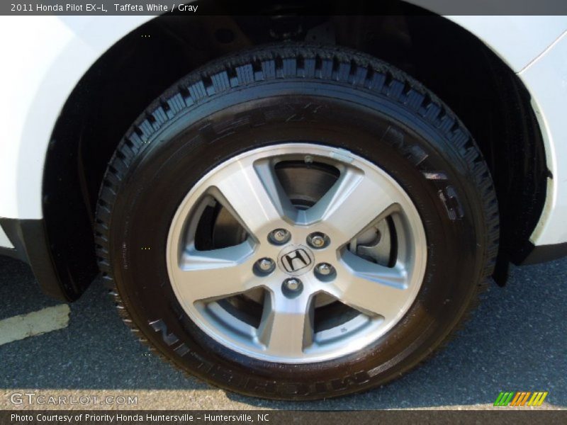 Taffeta White / Gray 2011 Honda Pilot EX-L