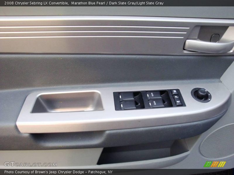 Marathon Blue Pearl / Dark Slate Gray/Light Slate Gray 2008 Chrysler Sebring LX Convertible
