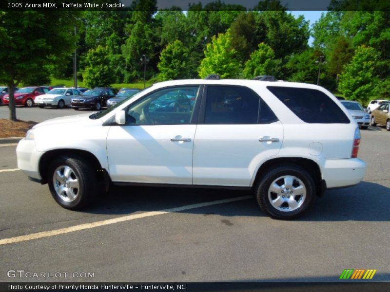 Taffeta White / Saddle 2005 Acura MDX