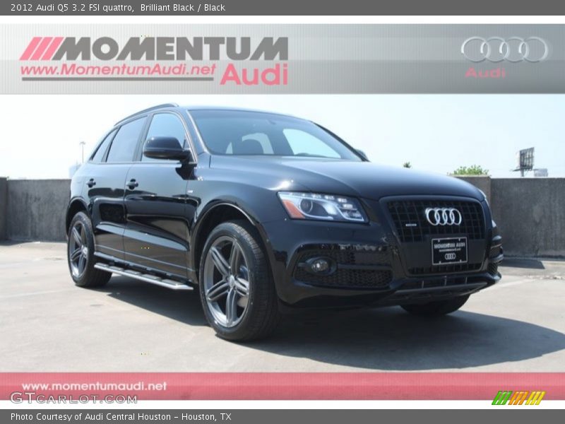 Brilliant Black / Black 2012 Audi Q5 3.2 FSI quattro