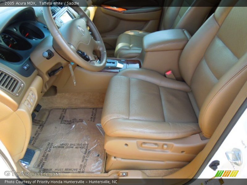 Taffeta White / Saddle 2005 Acura MDX