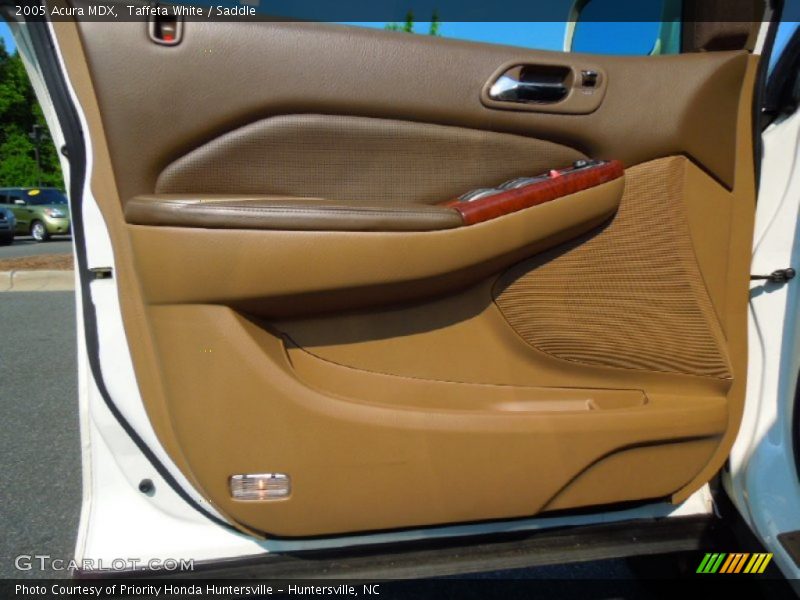 Taffeta White / Saddle 2005 Acura MDX