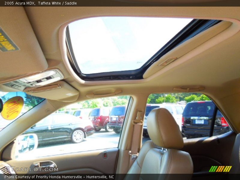 Taffeta White / Saddle 2005 Acura MDX