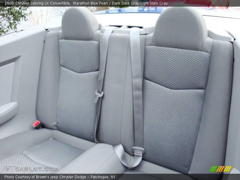 Marathon Blue Pearl / Dark Slate Gray/Light Slate Gray 2008 Chrysler Sebring LX Convertible