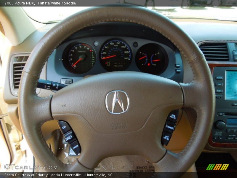Taffeta White / Saddle 2005 Acura MDX