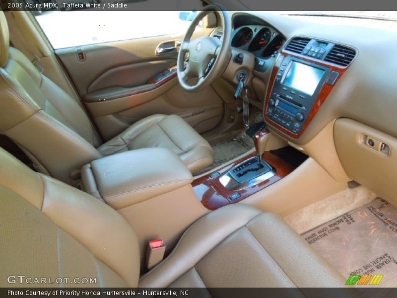 Taffeta White / Saddle 2005 Acura MDX