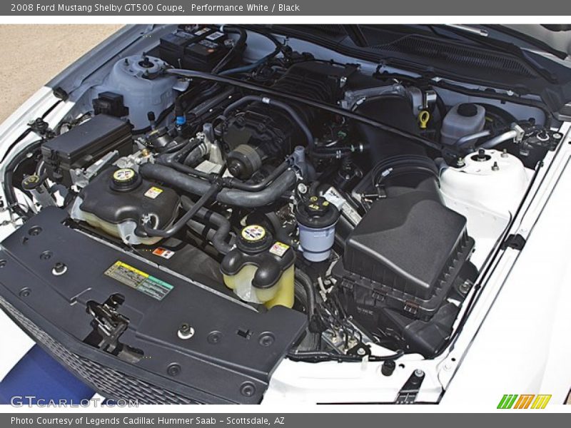  2008 Mustang Shelby GT500 Coupe Engine - 5.4 Liter Supercharged DOHC 32-Valve V8